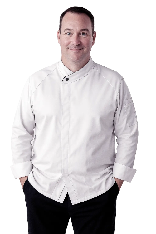 SIGNATURE SNAP CHEF COAT