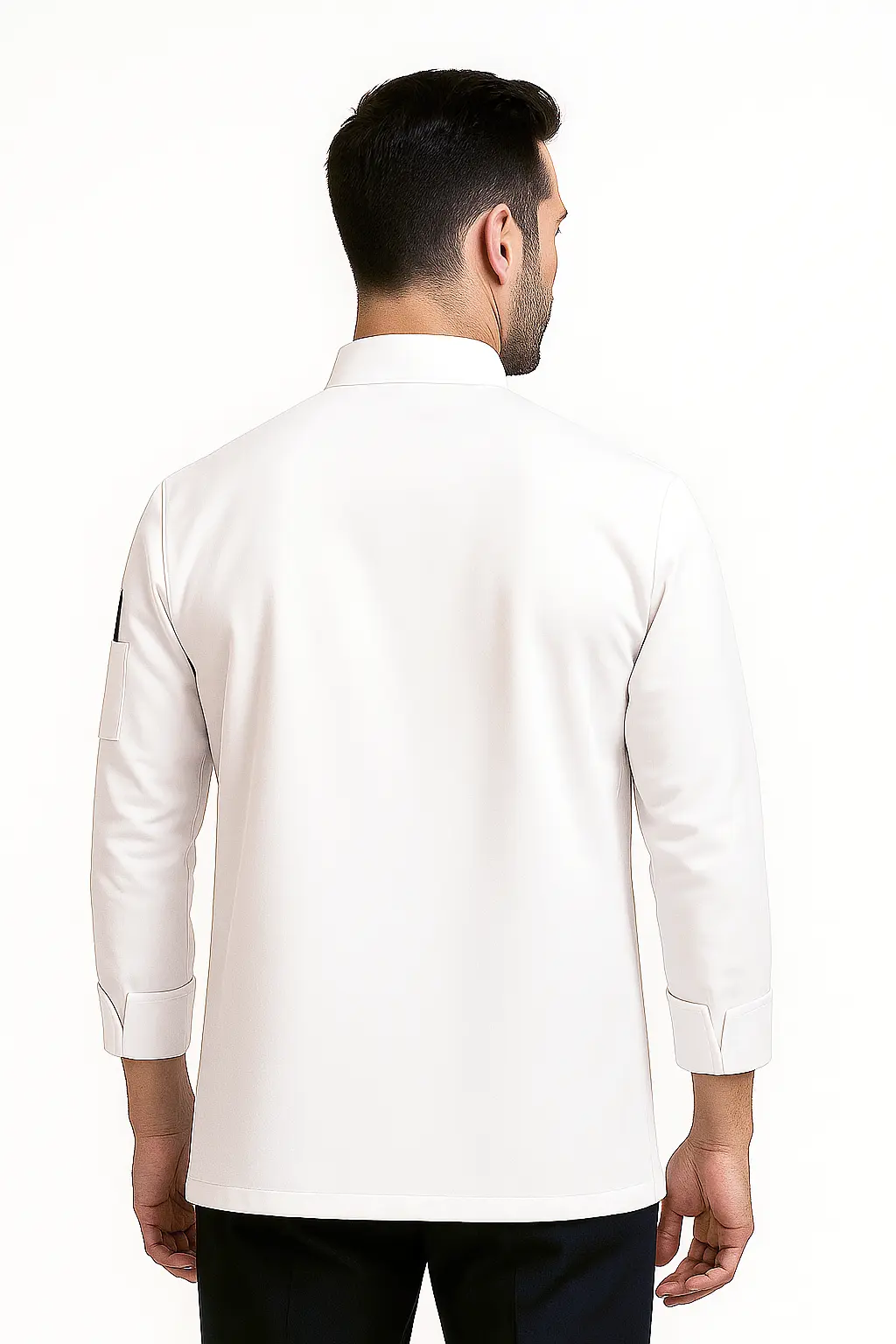 20250813_0110_Chef's Jacket Backview_remix_01k2g1pvw2eaxs9awvmnxwa622